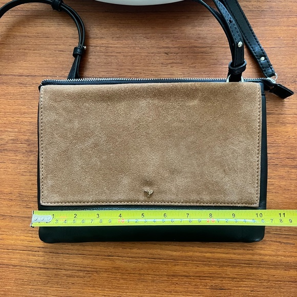 Zara Leather & Suede Crossbody Bag - Picture 11 of 12